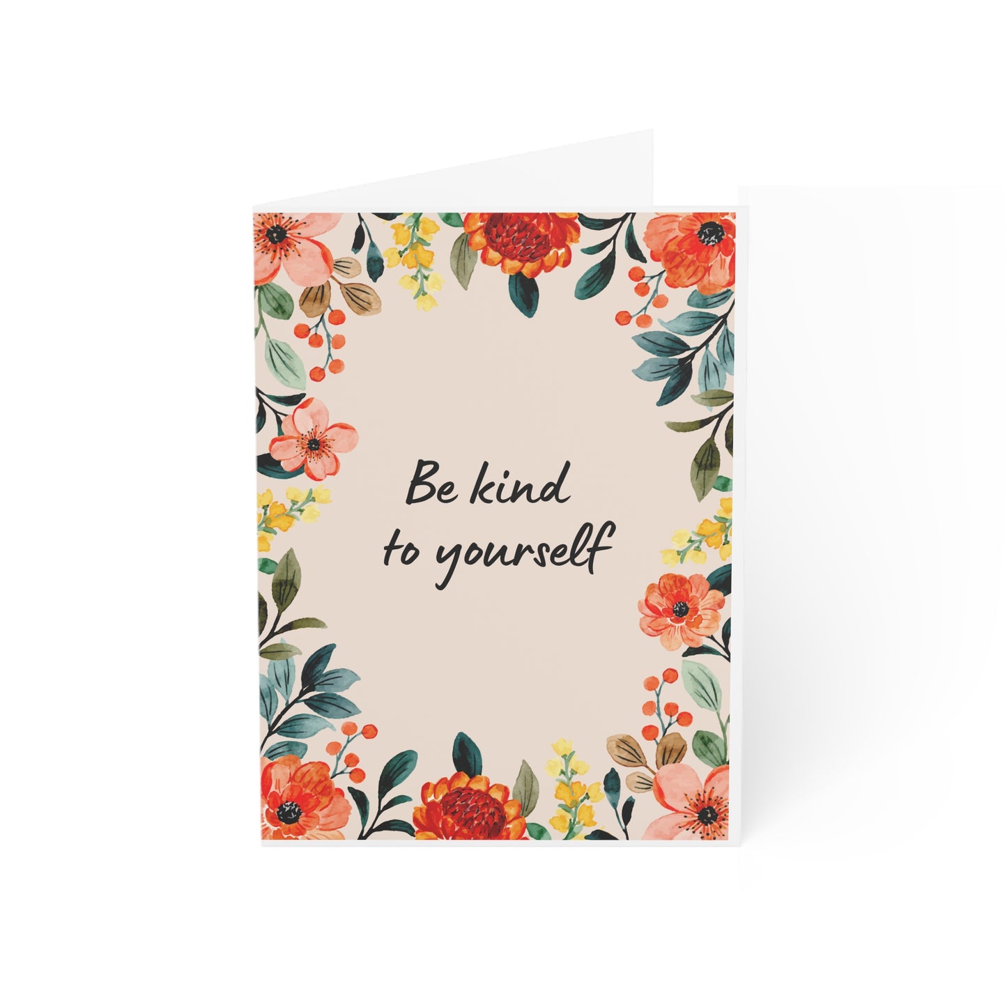 Be Kind To Yourself Greeting Cards (1, 10, 30, and 50pcs)