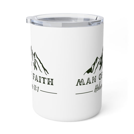 Man of Faith Insulated Coffee Mug, 10oz